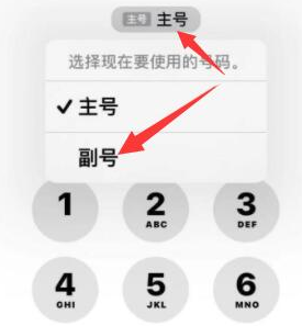 民和苹果14维修店分享iPhone 14 Pro Max使用副卡打电话的方法 