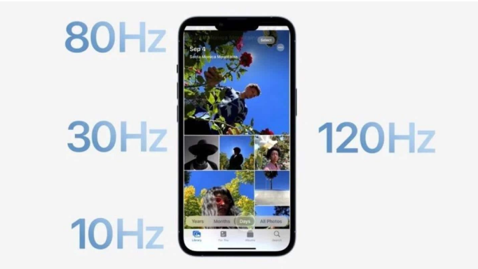 民和苹果14维修分享iPhone 14有高刷吗 
